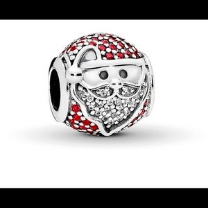 Pandora Sparkling  Santa Claus  Charm